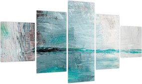 Obraz - Abstrakcyjny obraz olejny (125x70 cm)