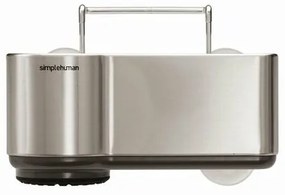 Simplehuman Uchwyt na gąbkę i szczoteczkę, stal nierdzewna