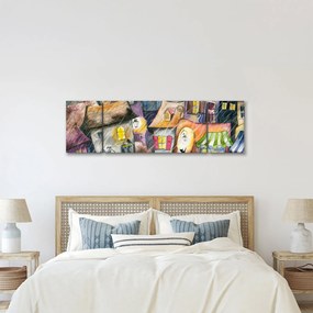 Obraz - Deszczowy wieczór (170x50 cm)