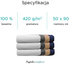 2x ręcznik JERRY piaskowy