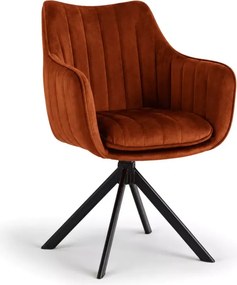 Krzesło obrotowe Bolonia – eleganckie tapicerowane, obrotowe z funkcją powrotu
