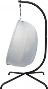 Fotel bujany podwieszany MIADOMODO szary, nośność 160 kg