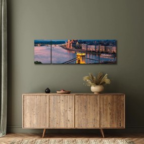 Obraz - Panorama miasta, Budapeszt, Węgry (170x50 cm)