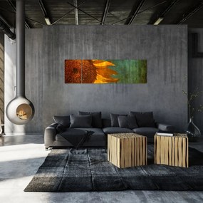 Obraz - Słonecznik (170x50 cm)