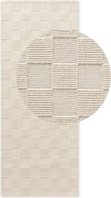 Dywan  wełniany Villeroy &amp; Boch 1766 Scala naturalnie kremowy  80cm x 200cm