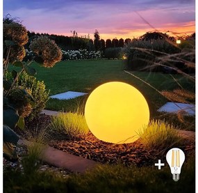 LED Lampa zewnętrzna GLOBO 1xE27/9W/230V śr. 30 cm IP44