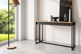 Rozkładana konsola Nuvio – nowoczesny design, funkcjonalność i elegancja w jednym meblu, wiele kolorów blatu i stali do wyboru