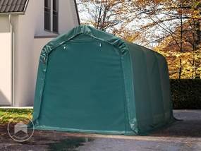 TOOLPORT 2,4x3,6m, Namiot garażowy, Plandeka PVC, ciemnozielony, bez statyki - (67835)