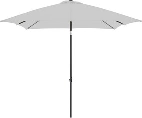 Derby BASIC PUSH UP parasol ogrodowy 210 x 210 cm jasnoszary