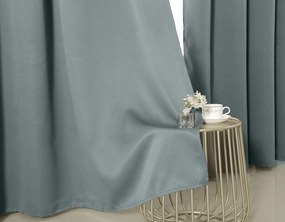 Miętowa zasłona OXFORD 140x250 cm Zawieszanie: Metalowe pierścienie