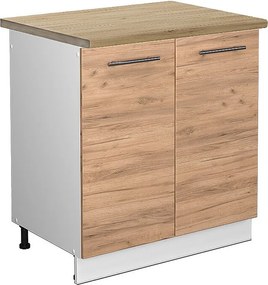 Szafka pod zlew złoty dąb energetyczny 80x60x82 fame-line