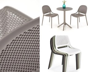 Sztaplowane krzesło kawiarniane K532 Halmar z polipropylenu