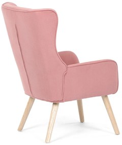 Fotel na uszach PINK2, różowy
