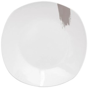 BerlingerHaus 18-częściowy zestaw talerzy Taupe,biało-szary