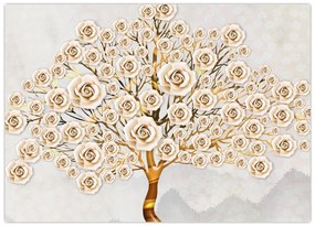 Obraz drzewa kwiatowego (70x50 cm)