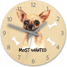 Zegar ścienny cichy do pokoju dziecięcego drewniany nowoczesny dekoracyjny