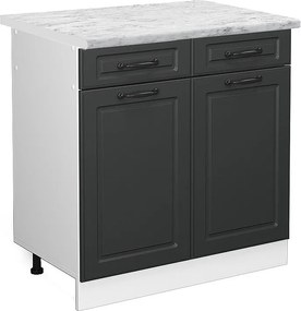 Szafka dolna do kuchni antracytowy domek wiejski 80x60x81.6 r-line