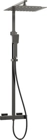 Quartos 300 kolumna prysznicowa termostatyczna szarym metalicznym - Essebagno
