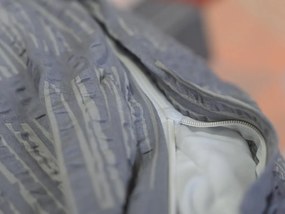 PrzytulneMieszkanie.pl PrzytulneMieszkanie.pl Pościel z kory z bawełny Renforcé HONEY COMB szara Rozmiar pościeli: 70 x 90 cm | 140 x 200 cm