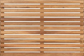 Kratka prysznicowa z drewna akacji, 40 x 60 cm