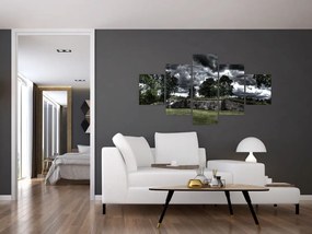 Obraz zachmurzonego nieba (125x70 cm)