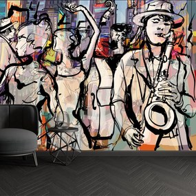 Fototapeta - Jazzowa noc (196x136 cm)