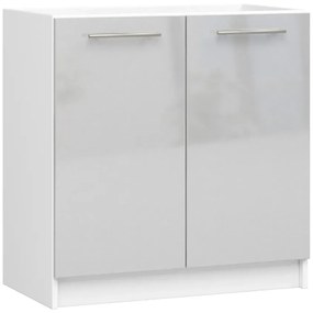 Szara szafka kuchenna pod zlew P6-W69