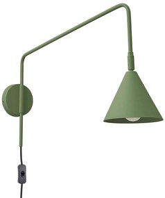 Zielony kinkiet do kontaktu Zylo – Nice Lamps