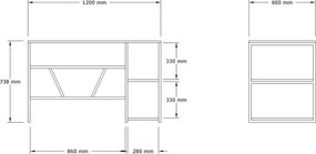 Biurko Caste Sapphire Oak