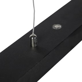Lampa wisząca czarna z czterostopniowym ściemniaczem, w tym LED z dotykowym ściemniaczem - Oganda Nowoczesny Oswietlenie wewnetrzne