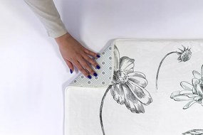 Dywanik łazienkowy antypoślizgowy Dywanik łazienkowy antypoślizgowy Kwiaty Szkic