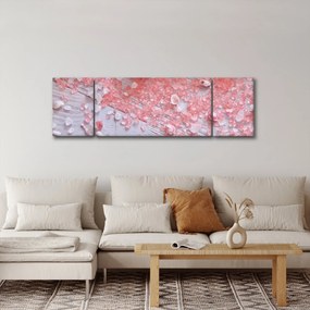 Obraz - Nadmorska atmosfera w różowych odcieniach (170x50 cm)