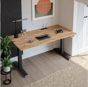 Biurko elektryczne z regulacją wysokości Dąb Craft 180 x 95cm