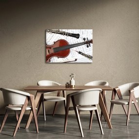 Obraz - Instrumenty muzyczne (70x50 cm)