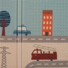 PlayTo Wielofunkcyjna mata do zabawy Miasto, 200 x150 cm