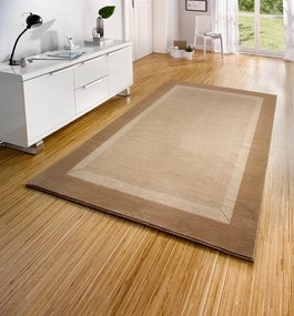 Dywan nowoczesny Basic beżowo-kremowy 160 cm x 230 cm