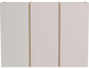 Kremowo-naturalny zestaw do przedpokoju 168x200x37 cm Libbiano – Germania