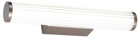 Lampa ścienna retro brązowa 40,4 cm z LED IP44 - Coco