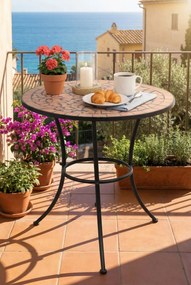 Stolik ogrodowy na taras ceramiczny terakota N2-W53