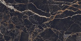 Mexen Orlo Black gres szkliwiony rekt. G1, płytka podłogowo-ścienna 120 x 60 cm, wysoki połysk - TL211-120-060-00