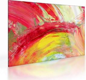 Obraz na szkle abstrakcji - malarstwo (70x50 cm)