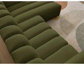 Zielony narożnik (prawostronny/z szezlongiem) Talia – Bobochic Paris