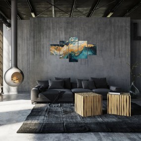 Obraz - Abstrakcja (125x70 cm)
