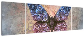 Obraz - Steampunk motyl (170x50 cm)