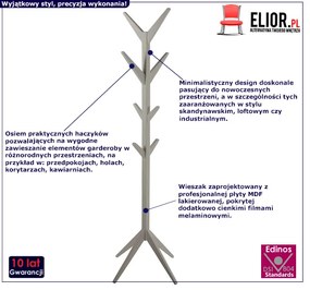 Skandynawski wieszak stojący Malami Igi 3X