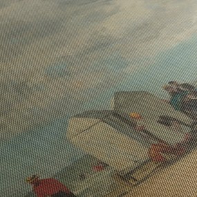 Obraz - Eugène Boudin, Beach Scene, reprodukcje (70x50 cm)