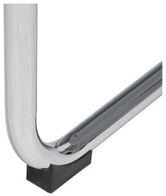 Szare krzesła zestaw 4 szt. Chrome – Ixia