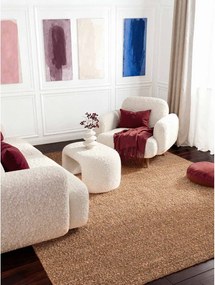 Beżowy dywan z materiału bouclé tkany ręcznie 200x290 cm Notting Hill Portobello – Ted Baker