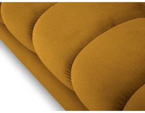 Żółta aksamitna sofa Cosmopolitan Design Bali