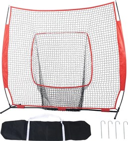 Siatka Treningowa SucceBuy Do Baseballu I Softballu 213x213cm Z Torbą Transportową